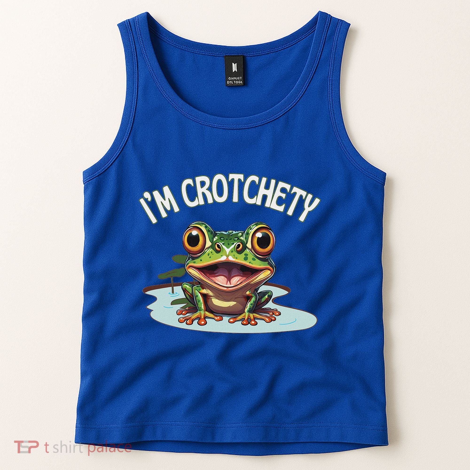 Toad I’M Crotchety Cranky Ill Tempered Bad Mood Annoying Fun Tank Top