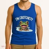 Toad I’M Crotchety Cranky Ill Tempered Bad Mood Annoying Fun Tank Top thumb 3