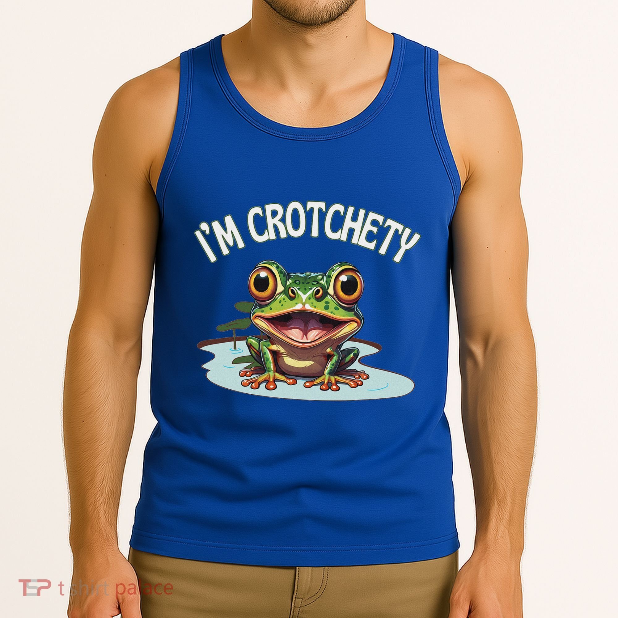 Toad I’M Crotchety Cranky Ill Tempered Bad Mood Annoying Fun Tank Top