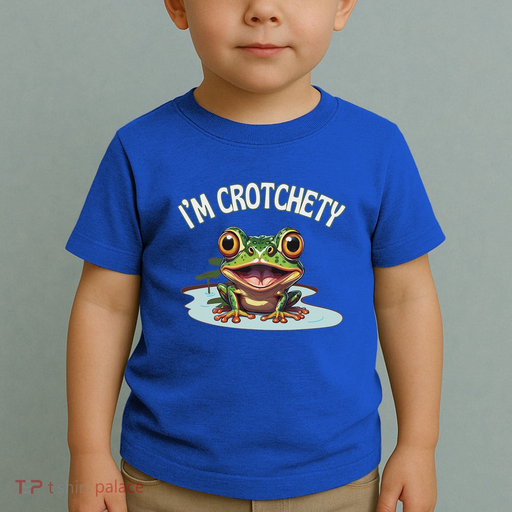 Toad I’M Crotchety Cranky Ill Tempered Bad Mood Annoying Fun Toddler T-Shirt