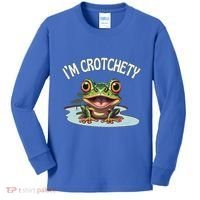 Toad I’M Crotchety Cranky Ill Tempered Bad Mood Annoying Fun Kids Long Sleeve Shirt thumb 0