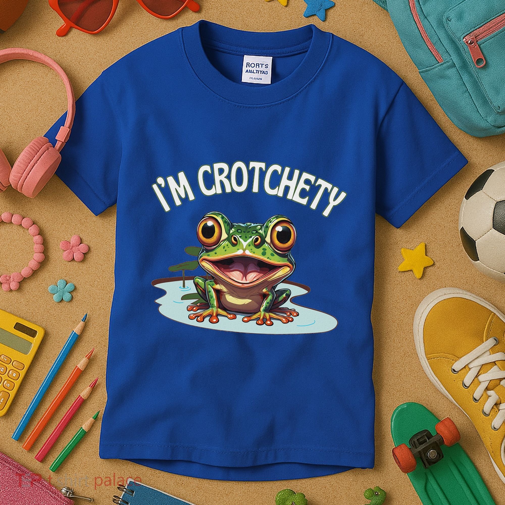 Toad I’M Crotchety Cranky Ill Tempered Bad Mood Annoying Fun Kids T-Shirt