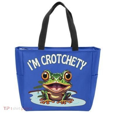 Toad I’M Crotchety Cranky Ill Tempered Bad Mood Annoying Fun Tote Bag