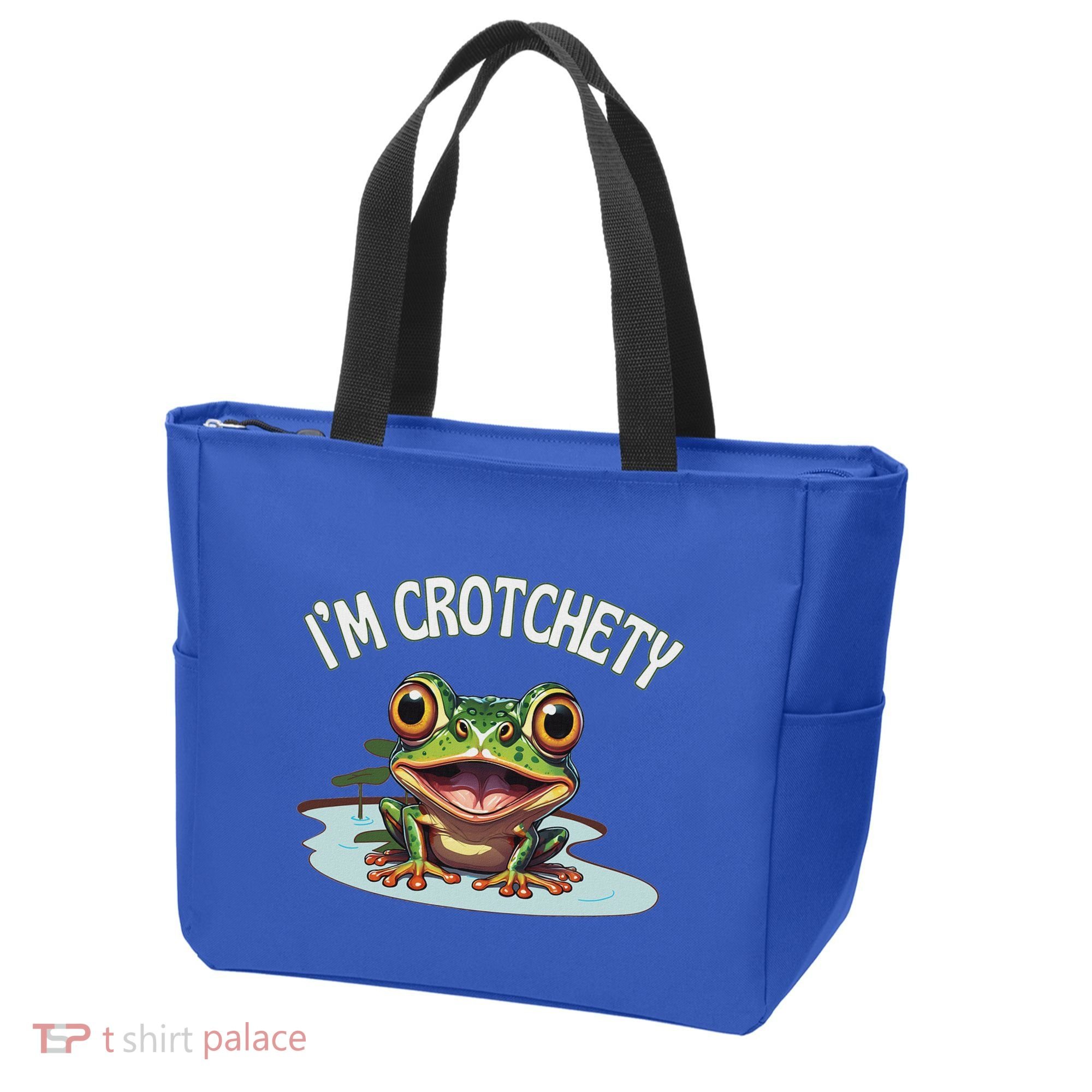 Toad I’M Crotchety Cranky Ill Tempered Bad Mood Annoying Fun Tote Bag