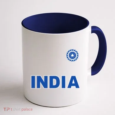 Team India Cricket Coffee Mug back