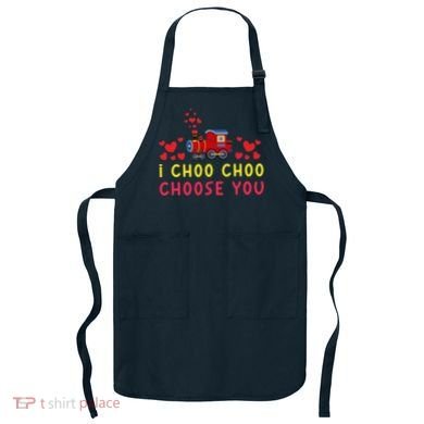 Train I Choo Choo Choose You Valentines Day Hearts Apron