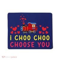 Train I Choo Choo Choose You Valentines Day Hearts Mousepad thumb 0