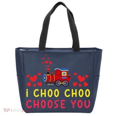 Train I Choo Choo Choose You Valentines Day Hearts Tote Bag