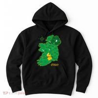 Tipperary Ireland County Map Eire Irish Travel Hoodie thumb 0