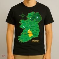 Tipperary Ireland County Map Eire Irish Travel T-Shirt thumb 3
