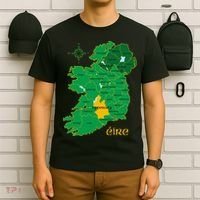 Tipperary Ireland County Map Eire Irish Travel T-Shirt thumb 6