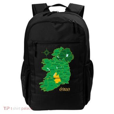 Tipperary Ireland County Map Eire Irish Travel Backpack