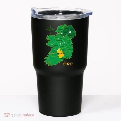 Tipperary Ireland County Map Eire Irish Travel Tumbler