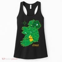 Tipperary Ireland County Map Eire Irish Travel Women's Tank Top thumb 0