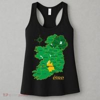 Tipperary Ireland County Map Eire Irish Travel Women's Tank Top thumb 3