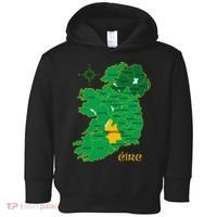 Tipperary Ireland County Map Eire Irish Travel Toddler Hoodie thumb 0