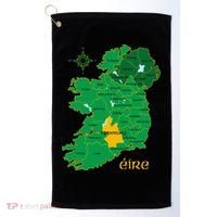 Tipperary Ireland County Map Eire Irish Travel Golf Towel thumb 0
