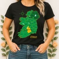 Tipperary Ireland County Map Eire Irish Travel Women's T-Shirt thumb 2