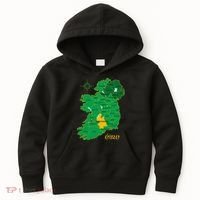 Tipperary Ireland County Map Eire Irish Travel Kids Hoodie thumb 0