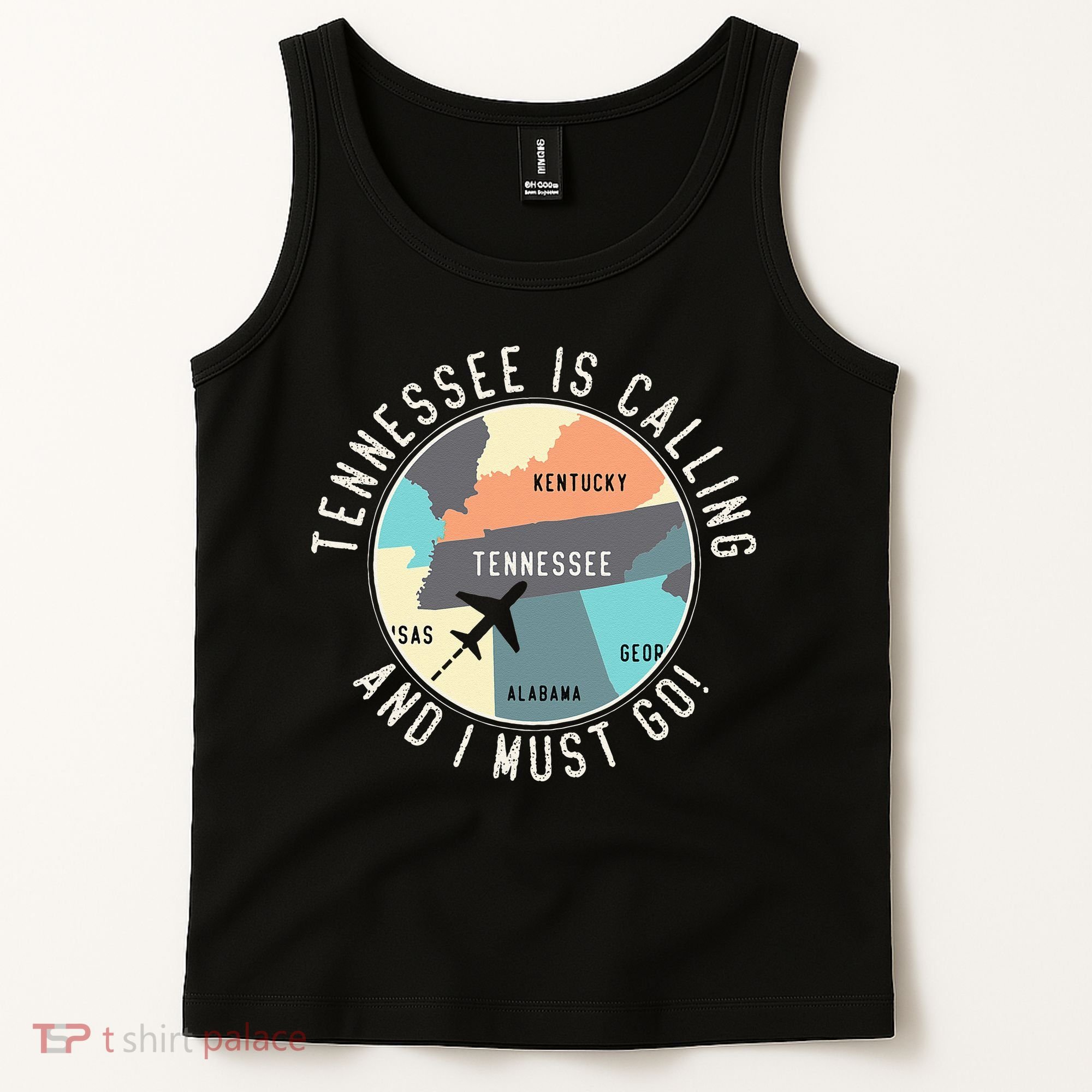 Tennessee Is Calling And I Must Go Tennessee State Tank Top