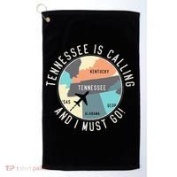 Tennessee Is Calling And I Must Go Tennessee State Golf Towel thumb 0