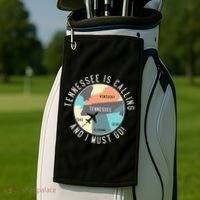 Tennessee Is Calling And I Must Go Tennessee State Golf Towel thumb 2