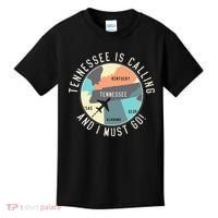 Tennessee Is Calling And I Must Go Tennessee State Kids T-Shirt thumb 0