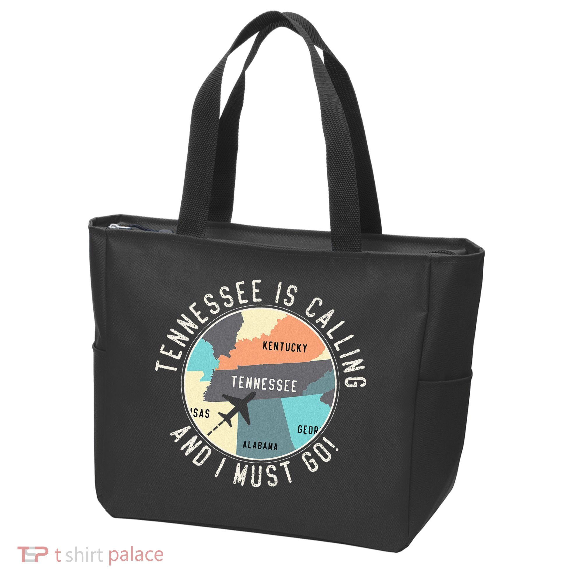 Tennessee Is Calling And I Must Go Tennessee State Tote Bag