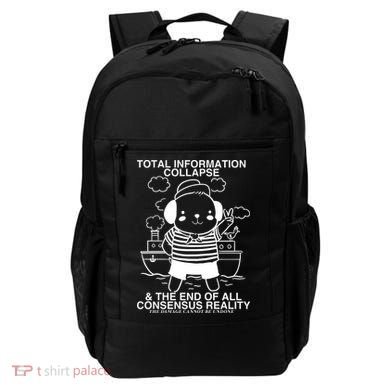Total Information Collapse & The End Of All Consensus Reality Backpack