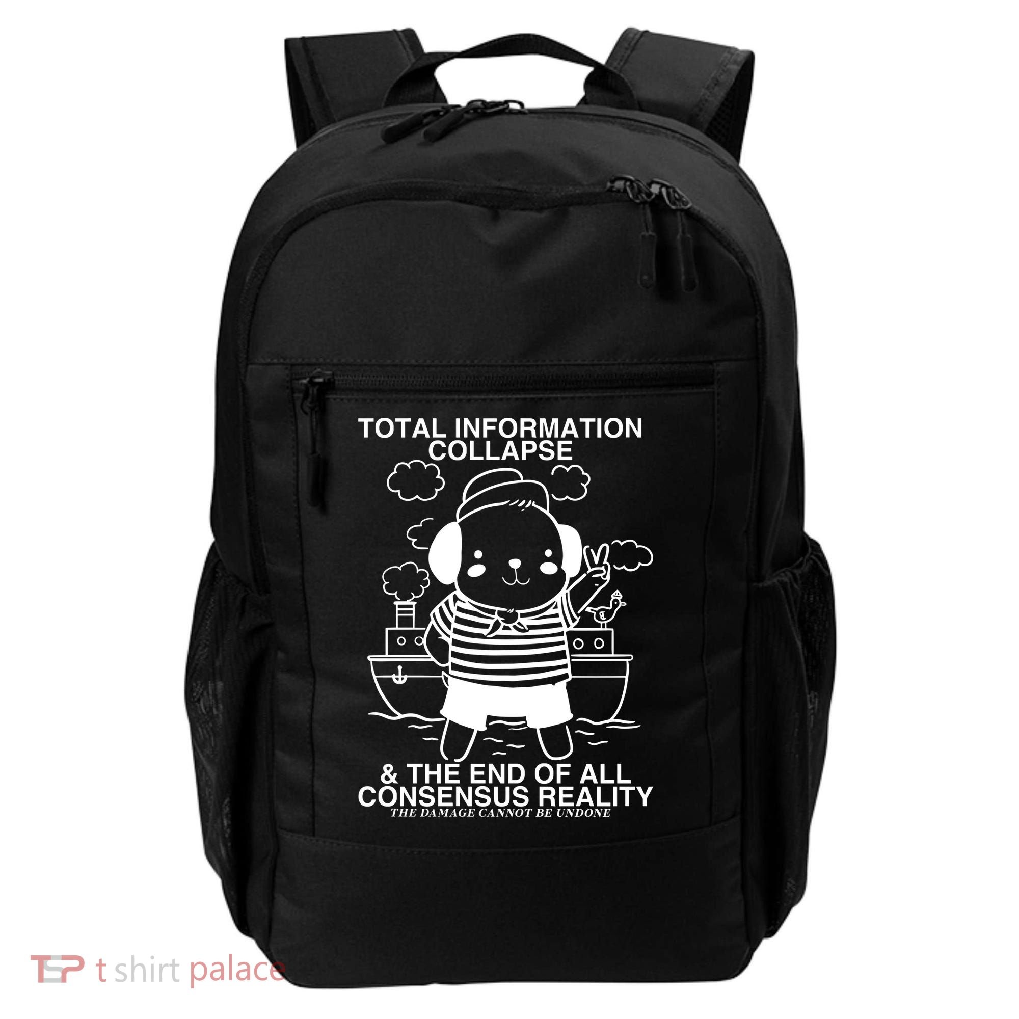 Total Information Collapse & The End Of All Consensus Reality Backpack