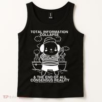 Total Information Collapse & The End Of All Consensus Reality Tank Top thumb 2