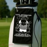 Total Information Collapse & The End Of All Consensus Reality Golf Towel thumb 2