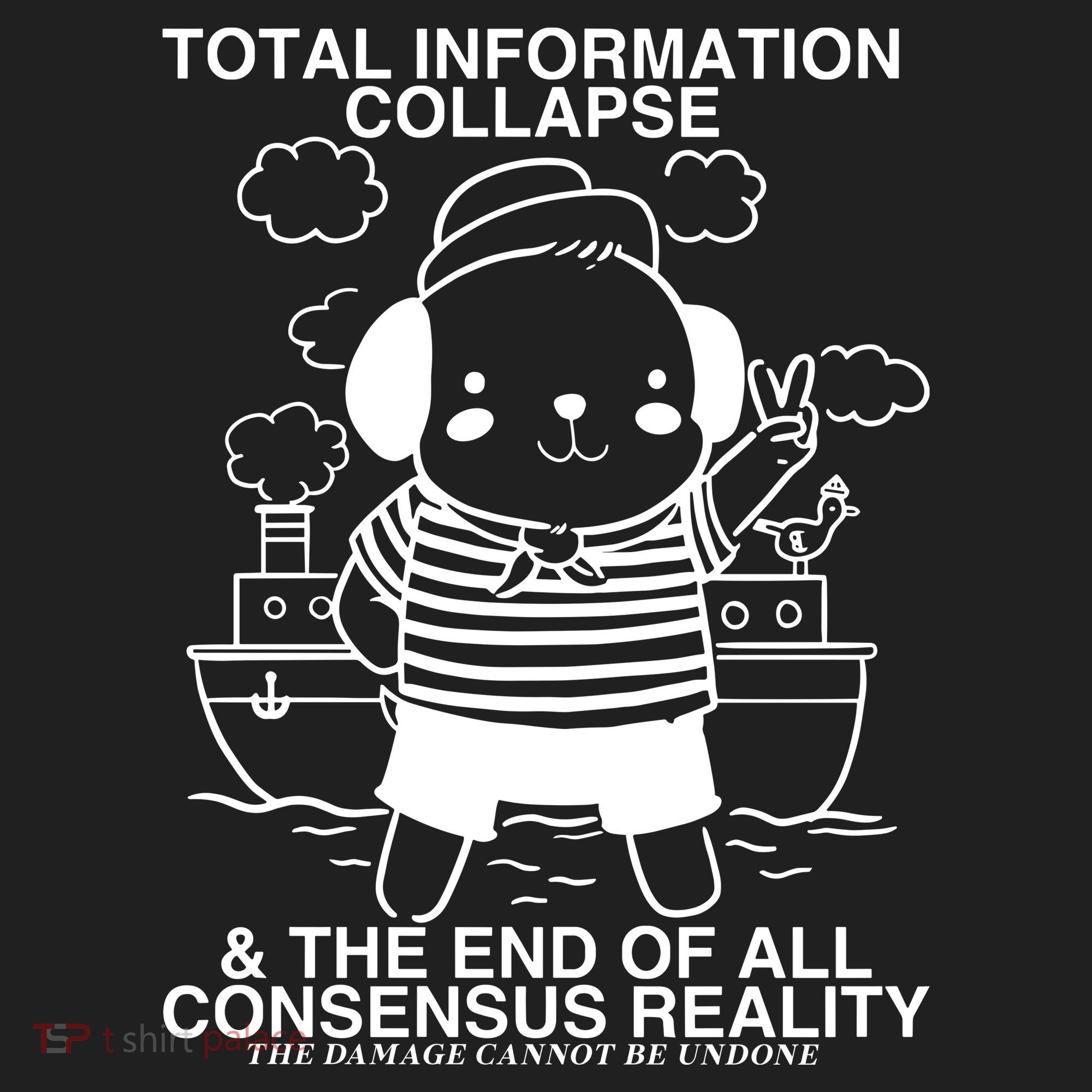 Total Information Collapse & The End Of All Consensus Reality Golf Towel