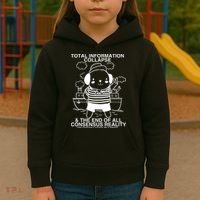 Total Information Collapse & The End Of All Consensus Reality Kids Hoodie thumb 3