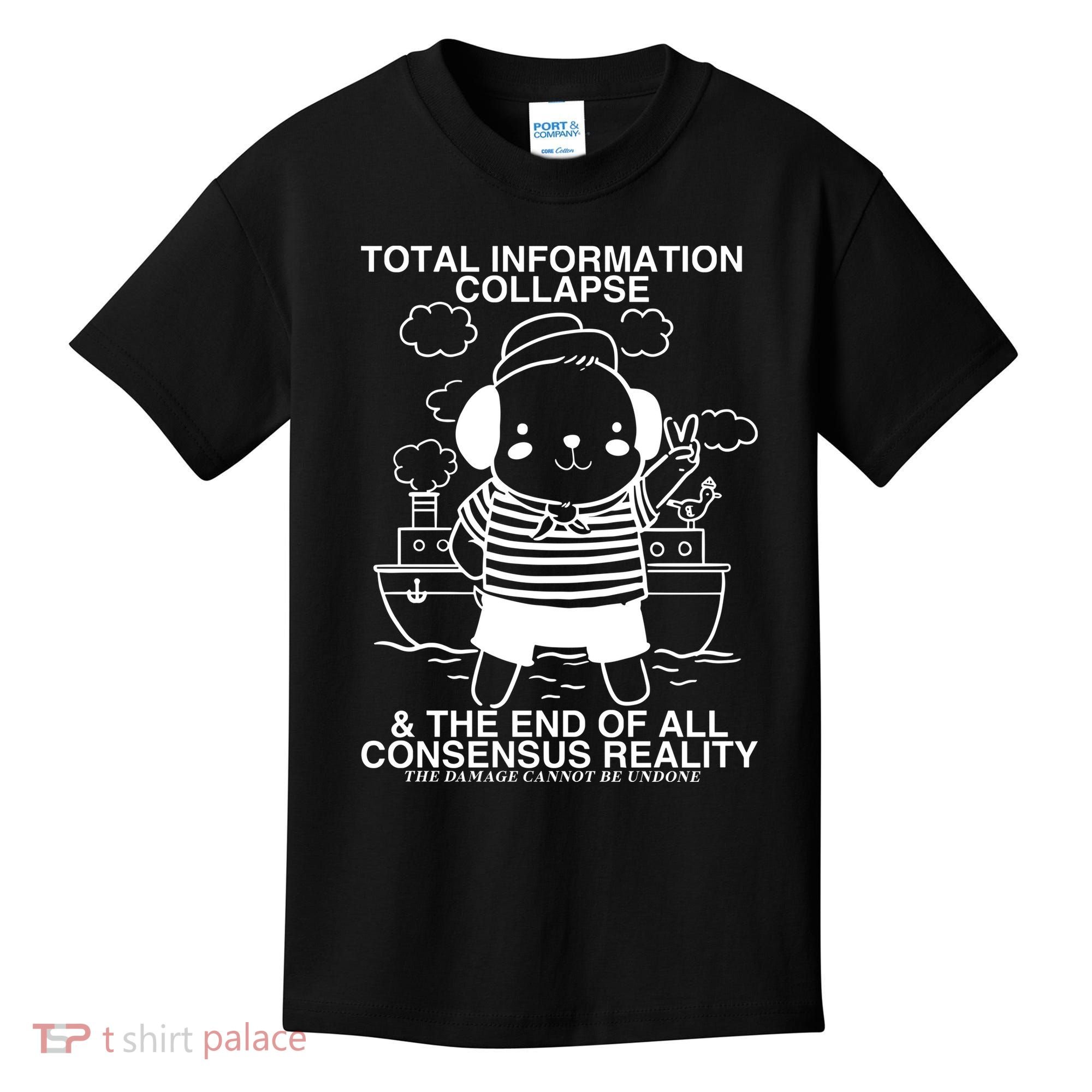Total Information Collapse & The End Of All Consensus Reality Kids T-Shirt