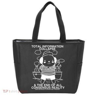 Total Information Collapse & The End Of All Consensus Reality Tote Bag