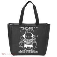 Total Information Collapse & The End Of All Consensus Reality Tote Bag thumb 0