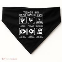 Things I Do In My Spare Time Storm Chasing Meteorologist USA-Made Doggie Bandana thumb 0