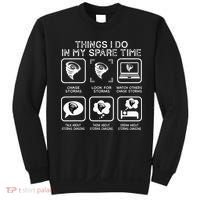 Things I Do In My Spare Time Storm Chasing Meteorologist Sweatshirt thumb 0