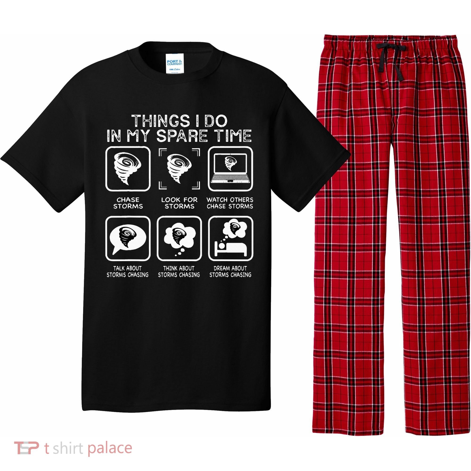 Things I Do In My Spare Time Storm Chasing Meteorologist Pajama Set