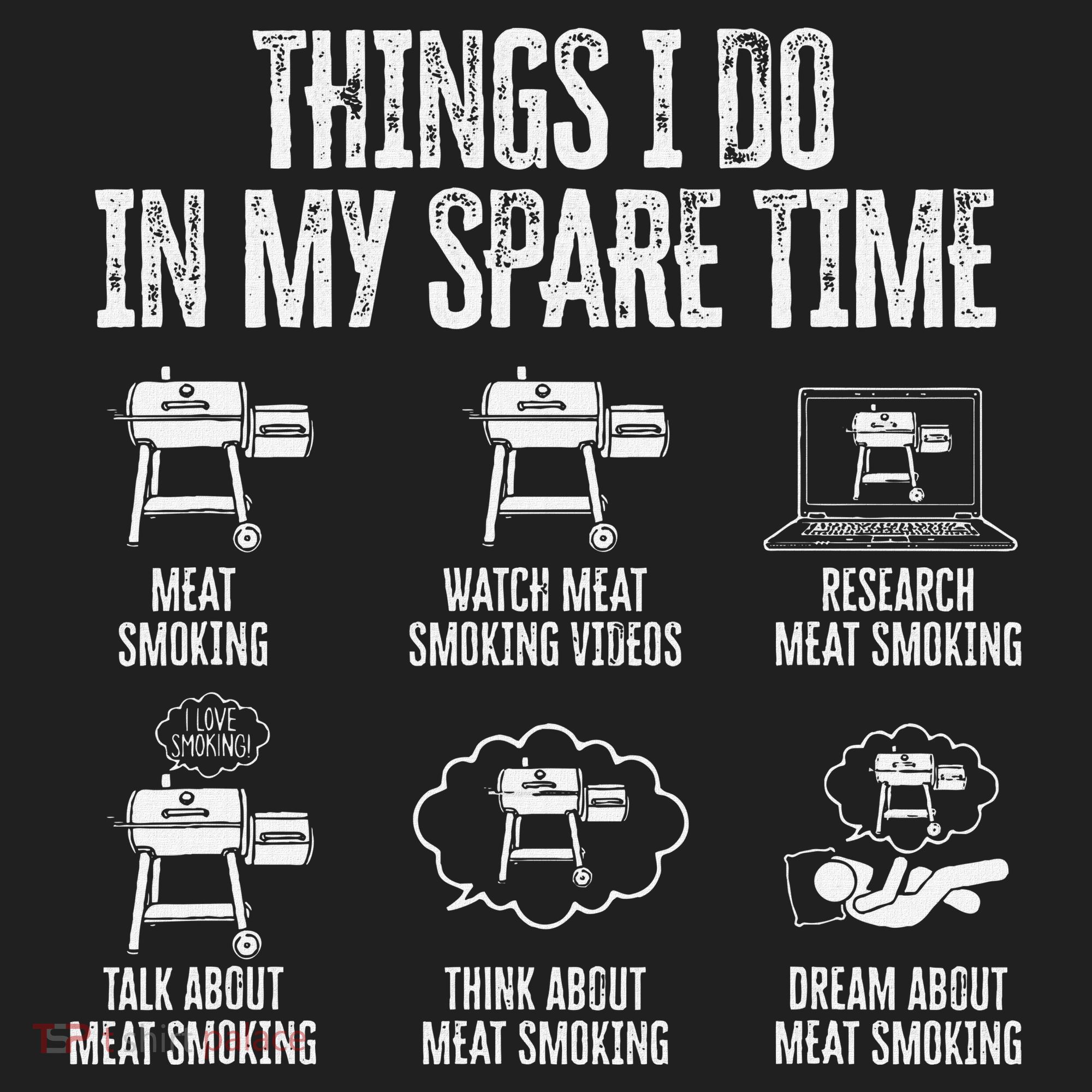 Things I Do In My Spare Time Meat Smoker Smoking Beanie
