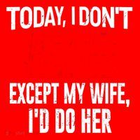 Today I Don't Feel Like Doing Anything Except My Wife I'd Do Her Gift Santa Hat thumb 1