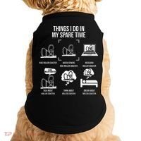 Things I Do In My Spare Time Rollercoaster Theme Park Doggie Tank thumb 0