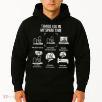 Things I Do In My Spare Time Rollercoaster Theme Park Hoodie thumb 2