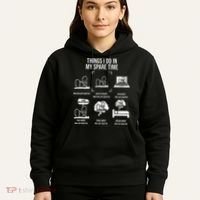 Things I Do In My Spare Time Rollercoaster Theme Park Hoodie thumb 5