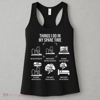 Things I Do In My Spare Time Rollercoaster Theme Park Women's Tank Top thumb 3