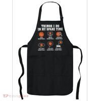 Things I Do My Spare Time Basketball Gift For Sports Fan Apron thumb 0