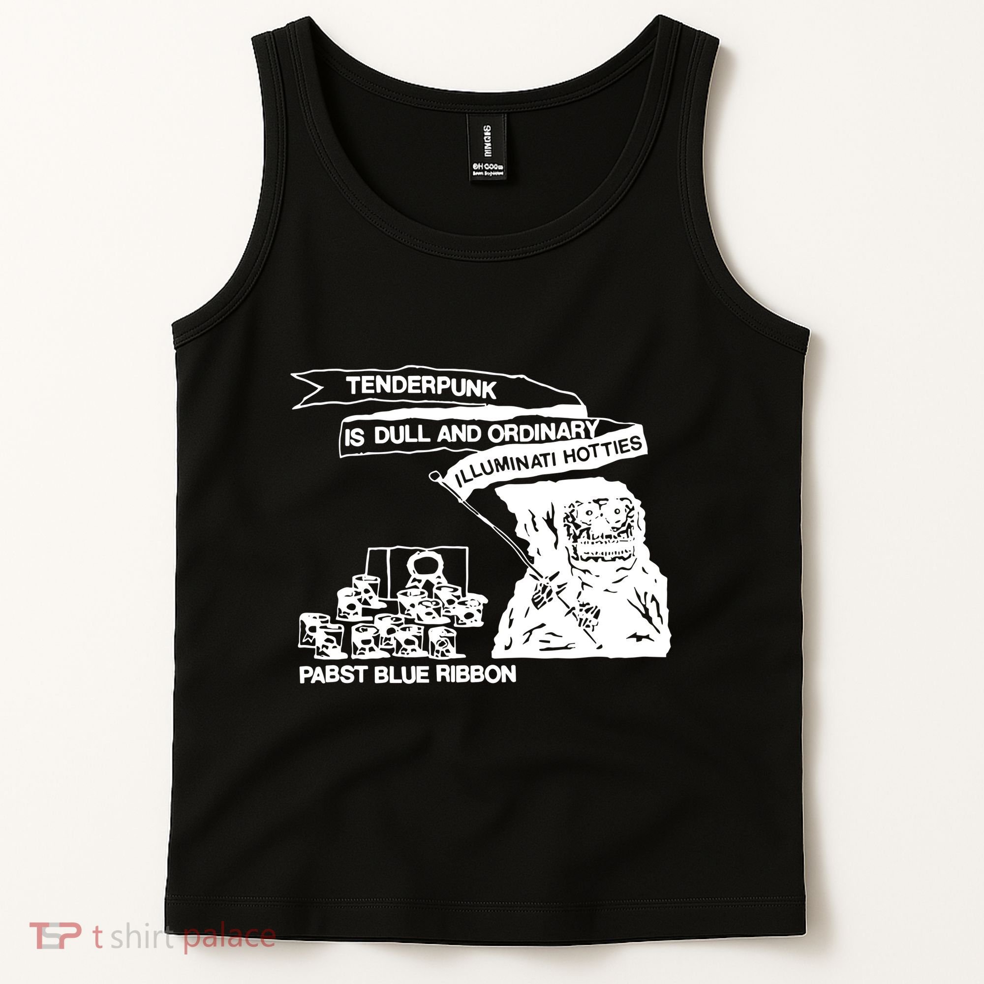 Tenderpunk Is Dull And Ordinary Illuminati Hotties Tank Top