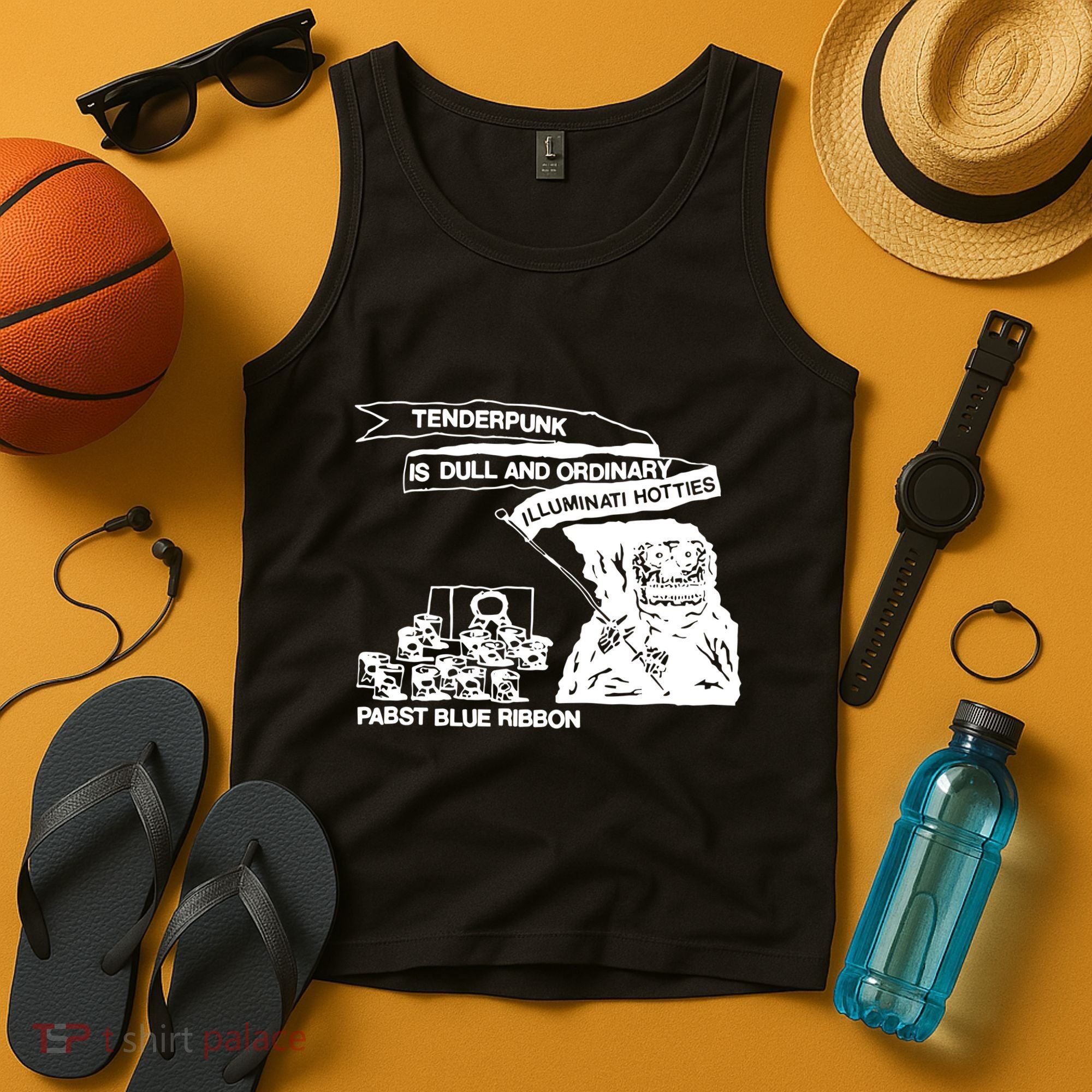 Tenderpunk Is Dull And Ordinary Illuminati Hotties Tank Top