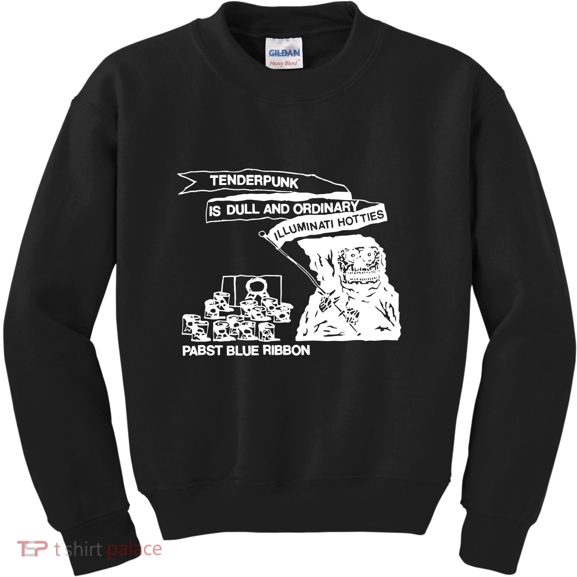 Tenderpunk Is Dull And Ordinary Illuminati Hotties Kids Sweatshirt